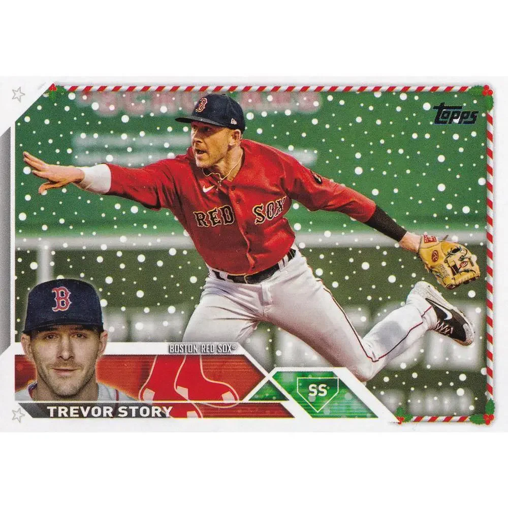 2023 Topps Holiday Trevor Story H34 Boston Red Sox